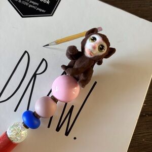 Jungle in my Pocket: Monkey handmade pen